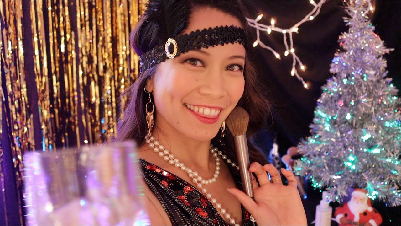 Asmr 1920s🥂cocktail Party Roleplay 💜 Getting Us Ready For An Eve Of Dance And Celebration✨