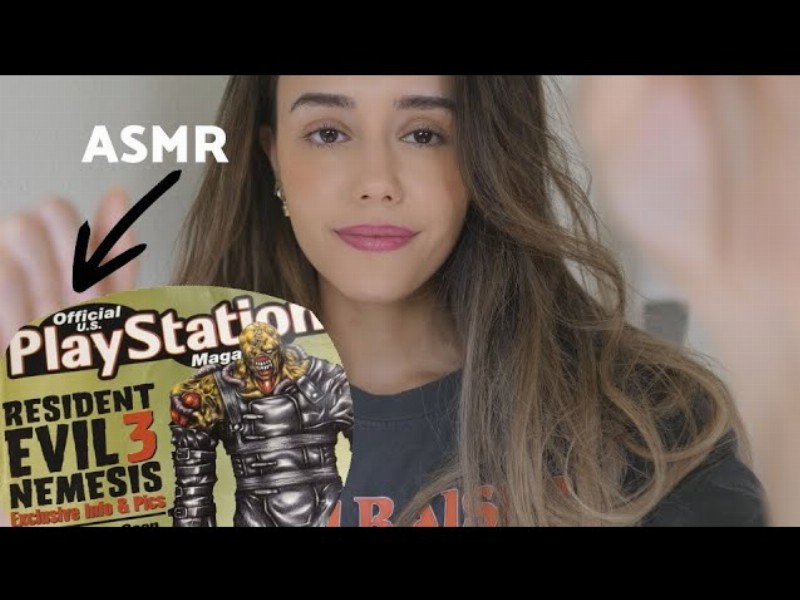 Asmr - 90s Gaming Magazine Flipping Pt. 2 🎮 📖 (whispered Page Crinkles Tapping) ~ 1 Hour