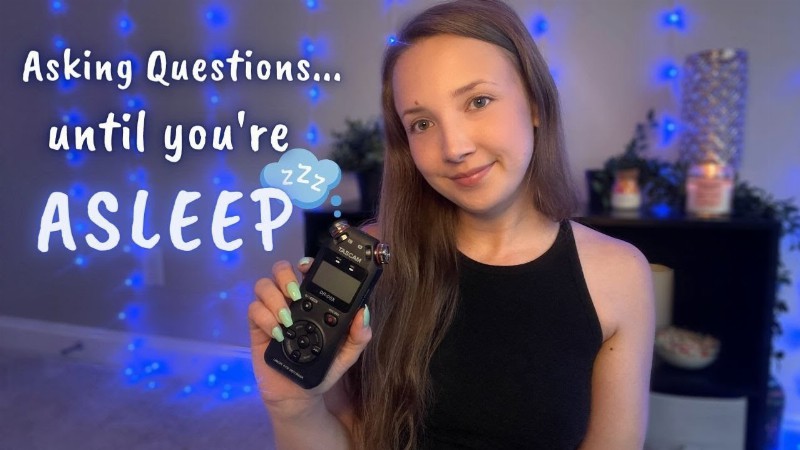 Asmr: Asking You Simple Questions Until You Fall Asleep ✨tascam ~ Part 2✨