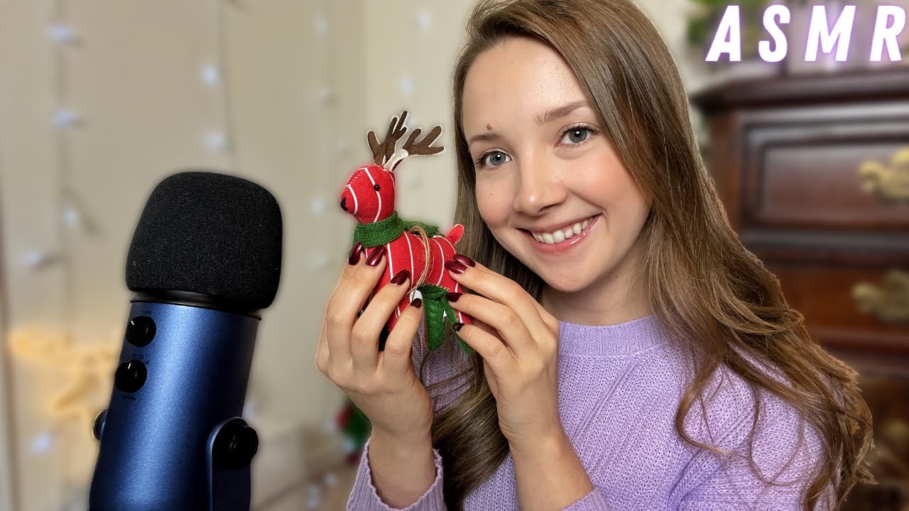 Asmr Christmas Triggers! 🎄(gentle Whispers Tapping Scratching)