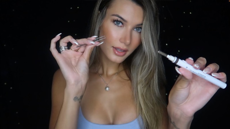 image 0 Asmr 🖤 Doing Your Eyebrows Role Play