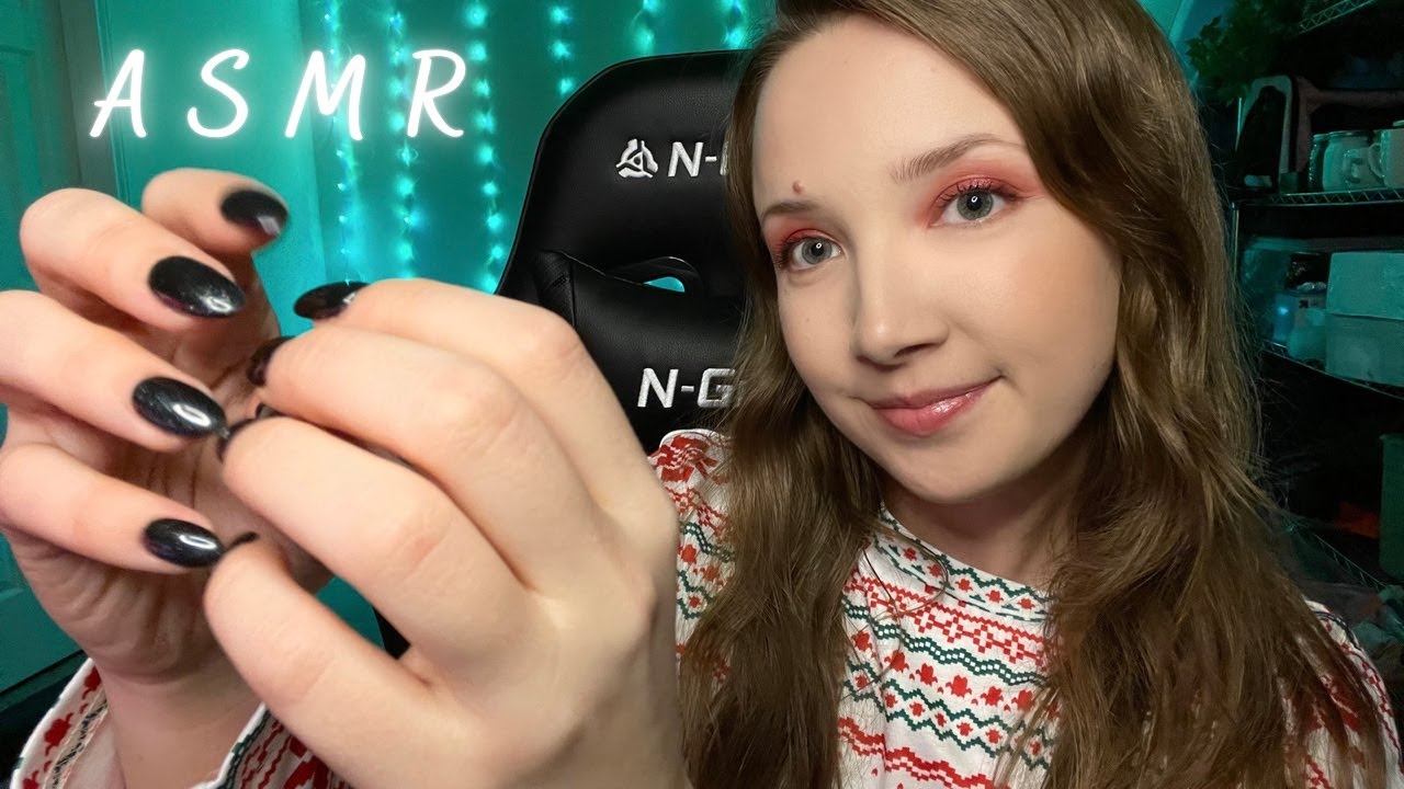 Asmr Hand Movements Camera Brushing Nail Tapping (requested Triggers!)💕