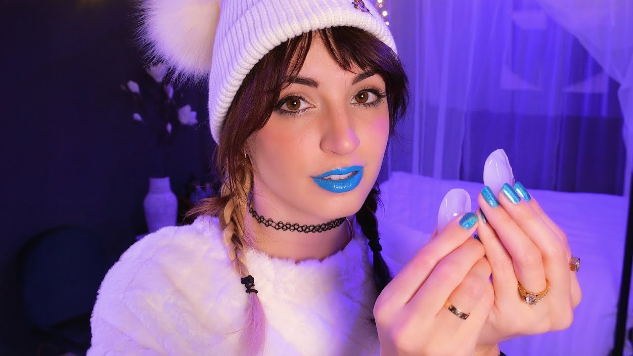 Asmr : Ice ❄️ Cooling You Down ~water Clinking Tracing Tapping