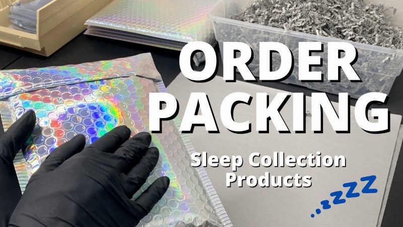 [asmr] Let's Pack Orders : Small Business Visuals