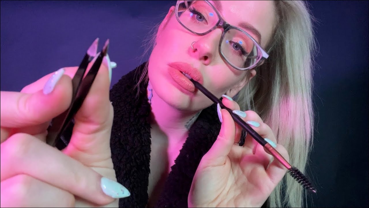 Asmr Mapping Plucking Shaping Your Eyebrows
