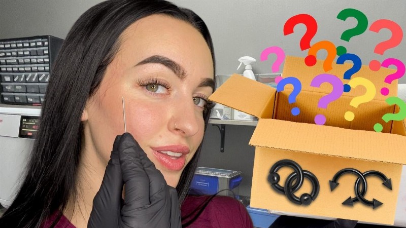 [asmr] Mystery Box Piercings : Jewelry Chooses Your Piercings