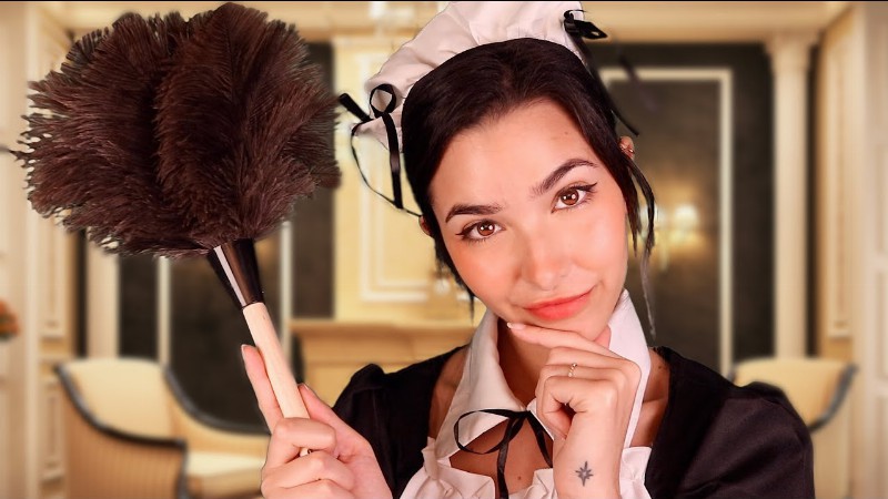image 0 Asmr New French Maid Cleans You!