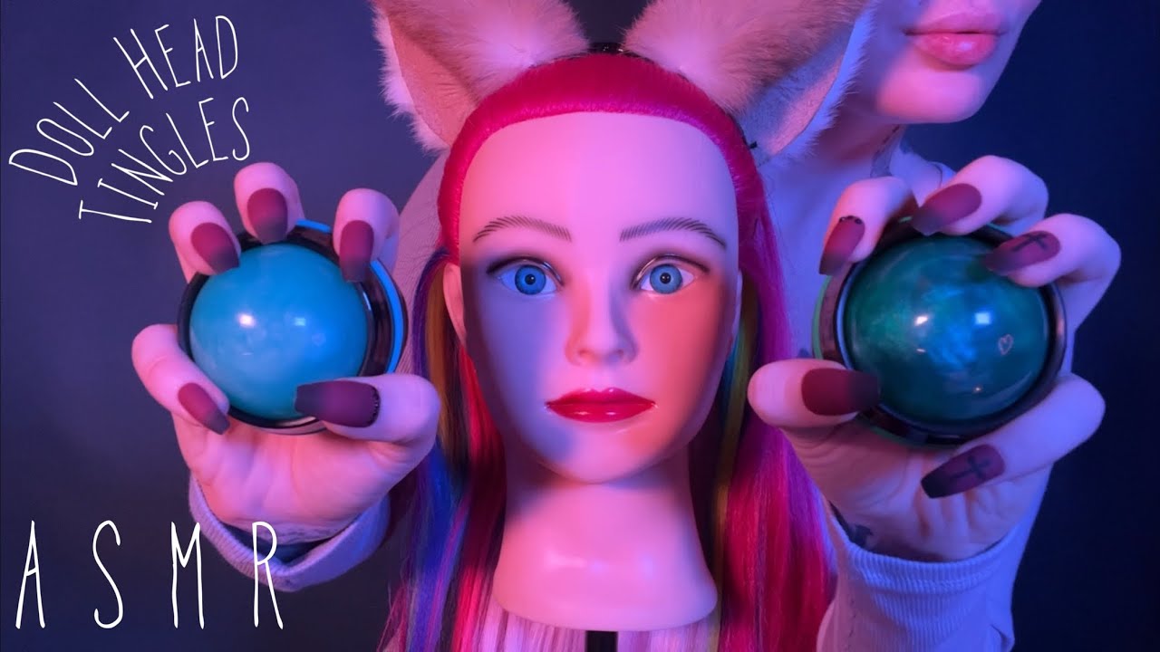 image 0 Asmr Tingles On Doll Head For Your Relaxation (whispered Massage Hair Play)