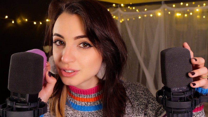 Asmr : Up Close Cozy & Safe Affirmations : Ear To Ear Whispering & Brushing