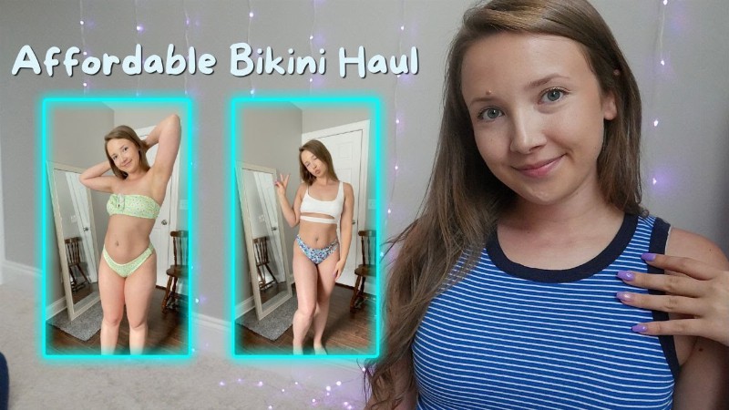 Asmr: Zaful Bikini Haul + Try On (whispered Fabric Sounds Package Crinkles)