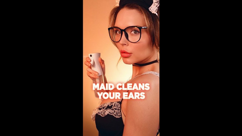image 0 French Maid Cleans Your Ears 👂 #shorts #asmr